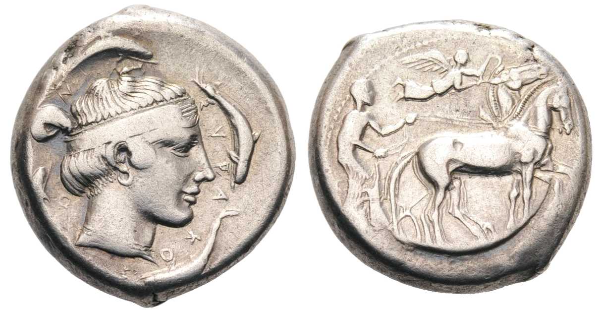 6575 Syracusae Sicilia Tetradrachm AR