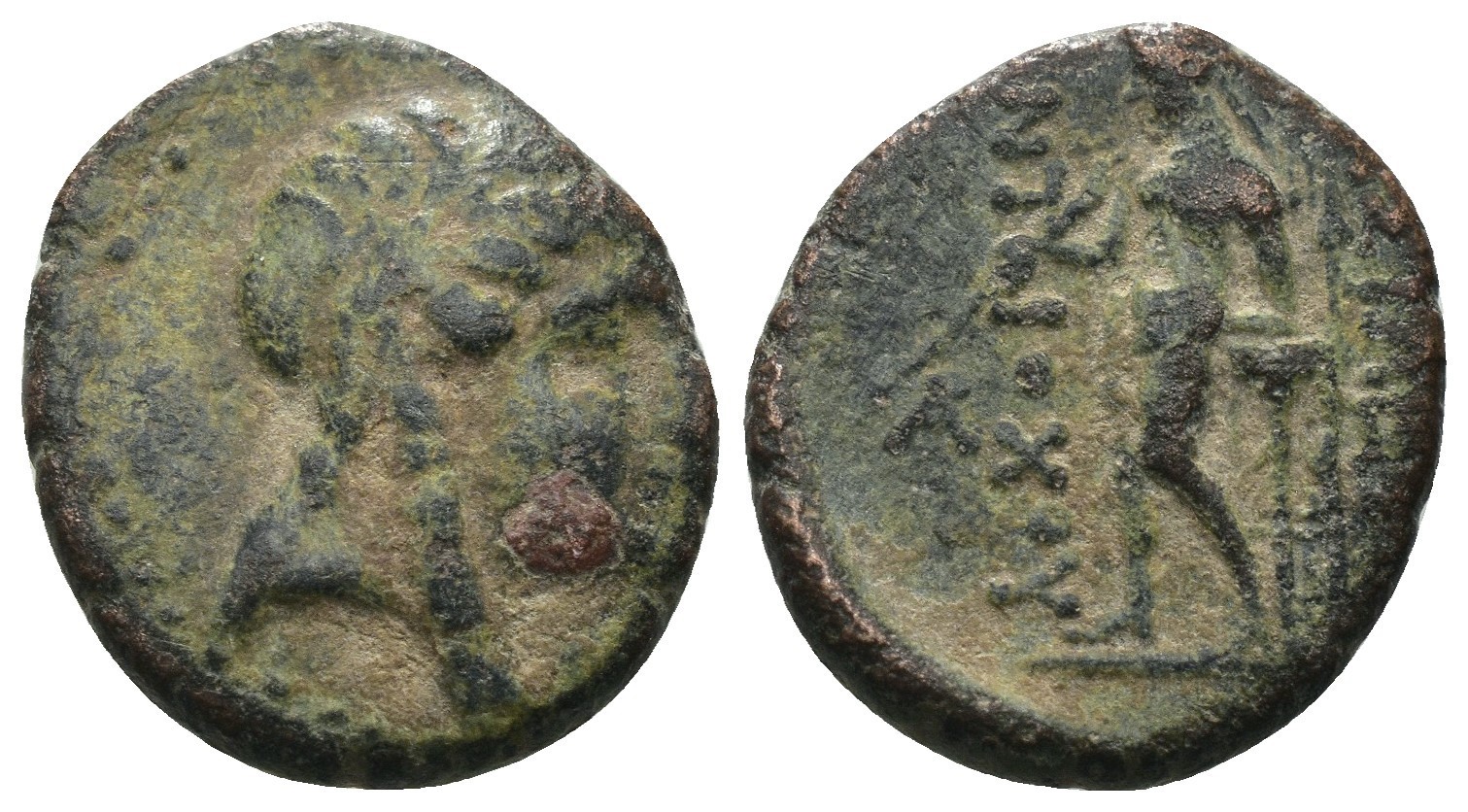 7559 Seleukid Antiochos III AE