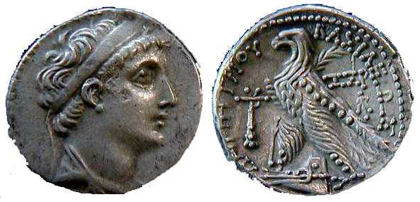 767 Seleukid Demetrious II Tetradrachm AR