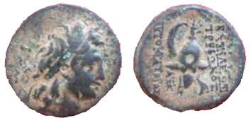 168 Regnum Syriae Tryphon AE