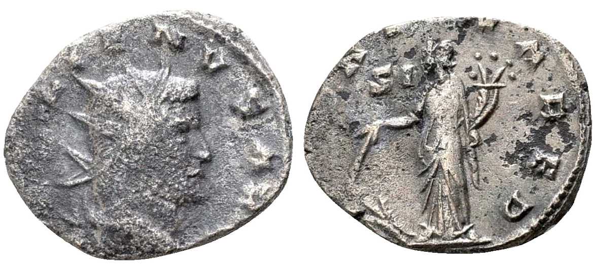 5875 Roma Gallienus Denarius AR
