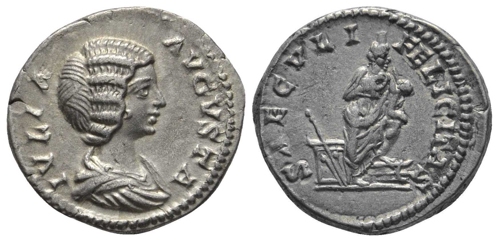5880 Roma Iulia Domna Denarius AR