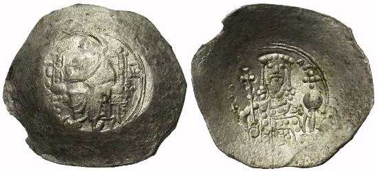 2201 Alexius I Thessalonica Histamenon Aspron Trachy BL