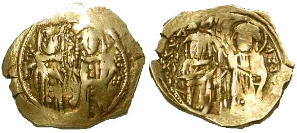 726 Andronicus III Constantinopolis Hyperpyron AV