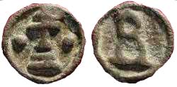 727 Byzantium Basil I Cherson AE