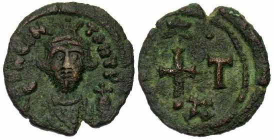 3212 Constans II Carthago half Follis AE