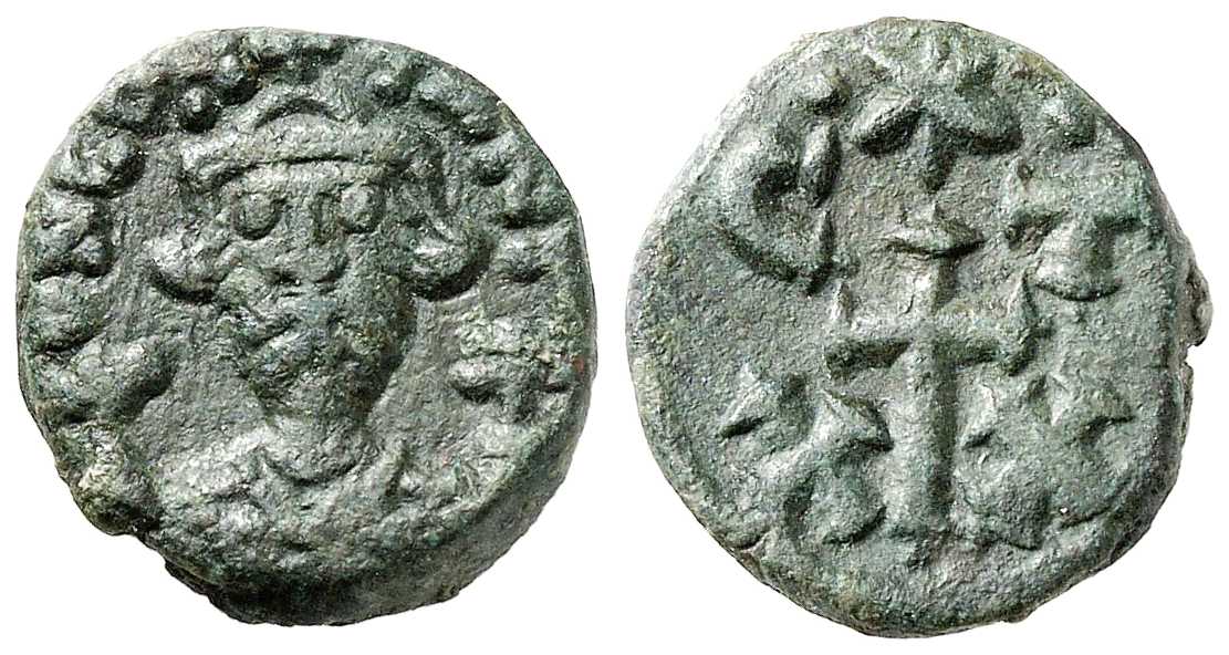 5717 Constans II Carthago 20 Nummi AE