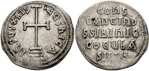 493 Byzantium Constantine VI Milaresion AR
