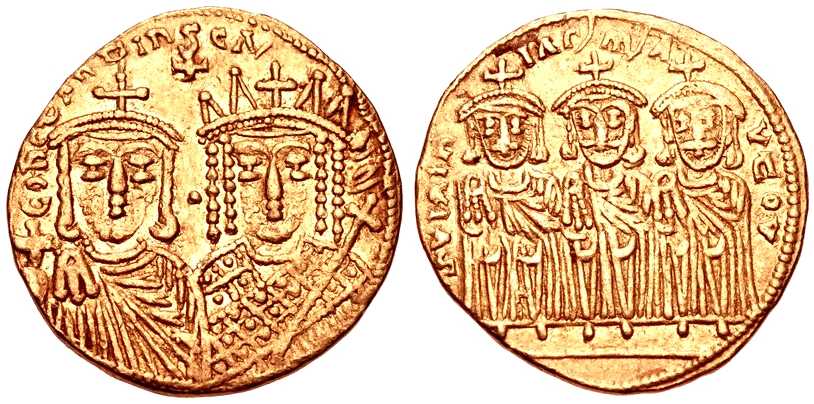 4220 Constantinus VI Constantinopolis Histamenon Nomisma AV