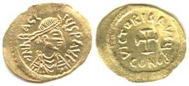 3236 Heraclius Constantinopolis Tremissis AV