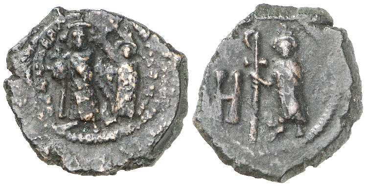 3890 Heraclius Cherson 8 Nummi AE