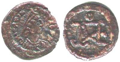 2291 Byzantium Justinian I Cherson AE