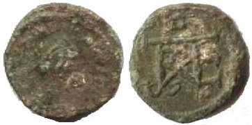 2439 Byzantium Justinian I Cherson AE
