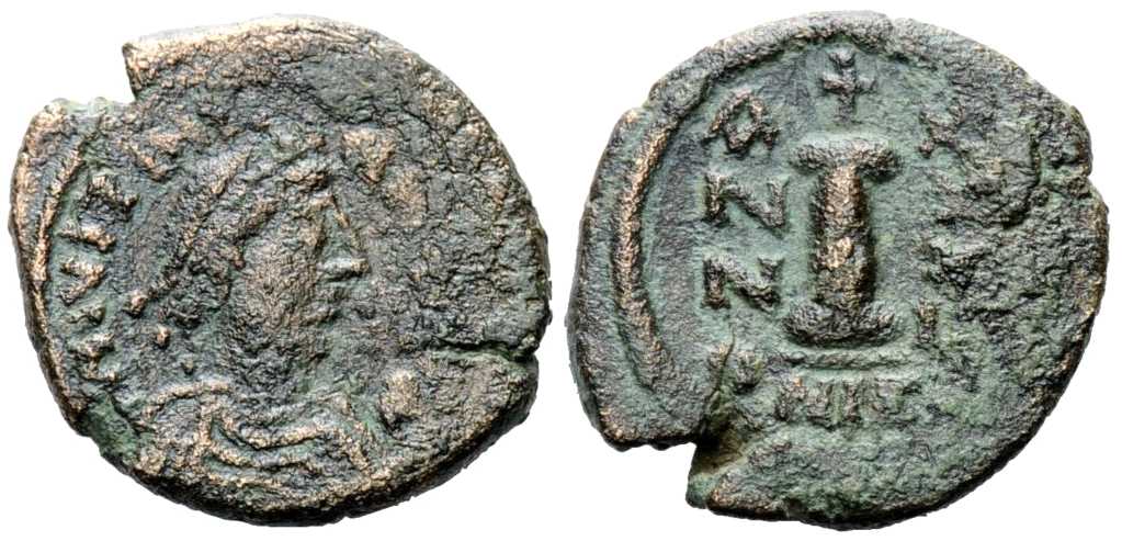 4316 Iustinianus I Nicomedia 10 Nummia