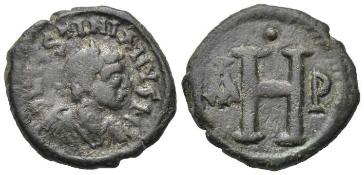 5437 Justinianus I Thessalonice Imperium Byzantinum 8 Nummi