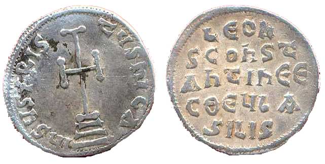 1211 Leon III V Constantinopolis Miliarense AR