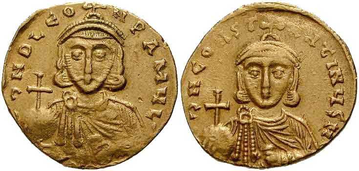 1342 Byzantium Leo III Constantinople Solidus AV