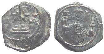 927 Manuel I Uncertain Greek Mint 1/2 Tetarteron AE