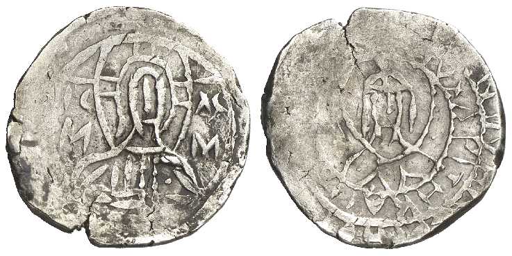 3990 Manuel IΙ Constantinopolis Imperium Byzantinum Stavraton AR
