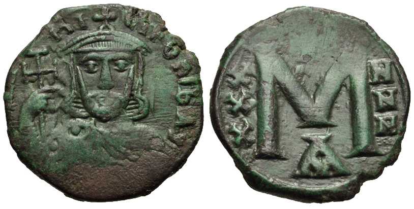 3807 Nicephorus I Constantinopolis Imperium Byzantinum Follis AE