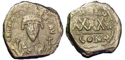 822 Phocas Constantinopolis Follis AE