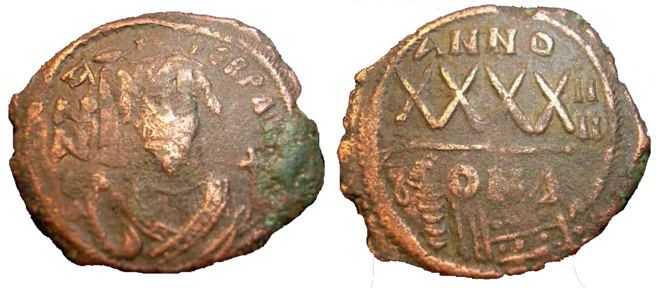 2630 Phocas Constantinopolis Follis AE