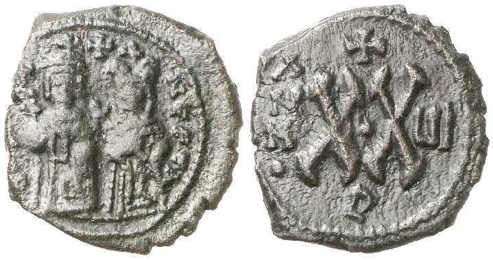 3792 Phocas Antiocheia/Theoupolis Imperium Byzantinum 20 Nummi AE