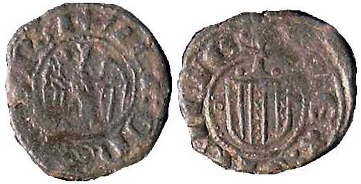 720 Aragon Naples & Sicily Alfonso I Denaro AE
