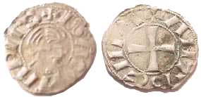 2178 Bohémond III le bègue Principatus Antiochiae Denier BL