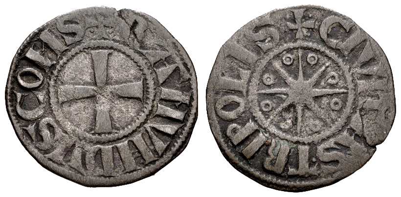 3982 Raymondus III Tripoli Denier BL