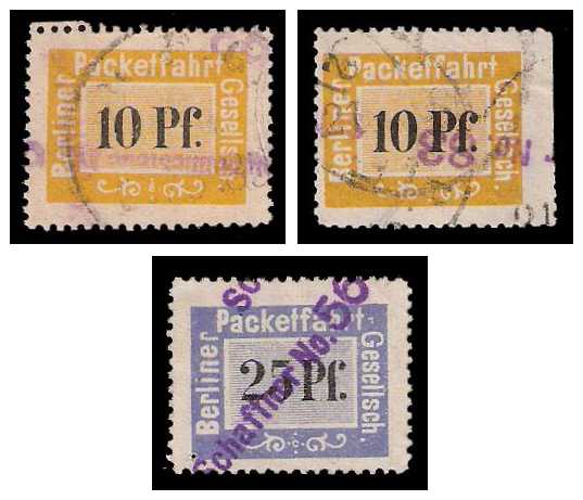 12.1884 Germany Private Mail Berlin Mi B 3/4 collection 01