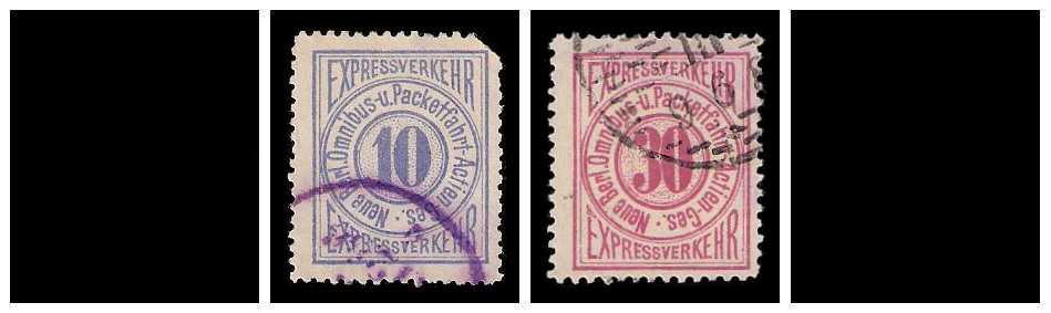 7.1886 Germany Private Mail Berlin Mi B 17/20