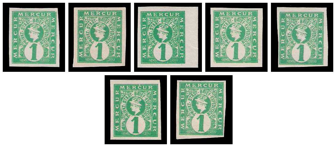 11.1886 Germany Private Mail Hannover Mi 1/3 collection 02
