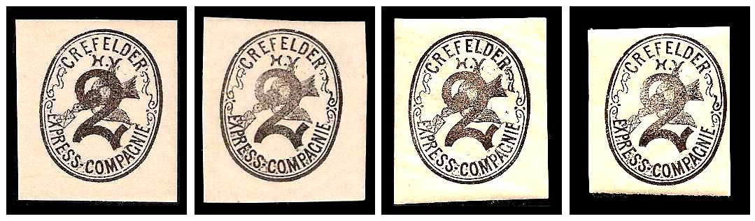 15.11.1886 Germany Private Mail Krefeld Mi B 6/8 collection 03