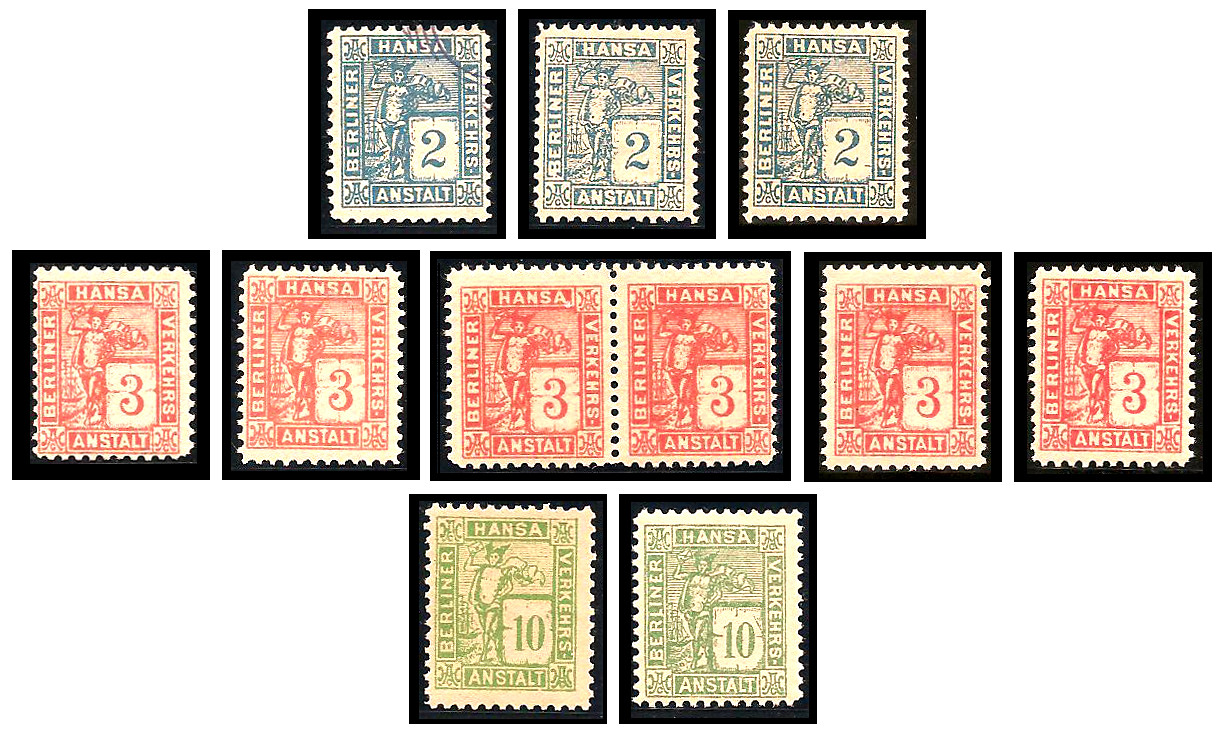 24.11.1886 Germany Private Mail Berlin Mi D 1/3 collection 01