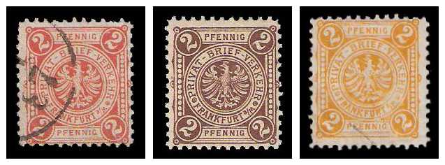 1./5.1887 Germany Private Mail Frankfurt a.M. Mi A 4/6