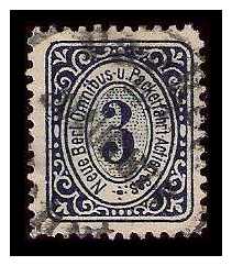 5.1887/10.1888 Germany Private Mail Berlin Mi B 25/27 collection 11¼