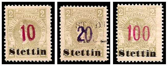 5.1887 Germany Private Mail Stettin Mi A 4/6