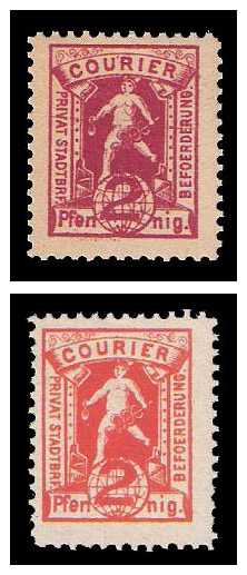 7.1887 Germany Private Mail Magdeburg Mi A 7 collection 01
