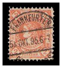 12.1887 Germany Private Mail Frankfurt a.M. Mi A 10