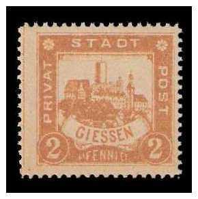 1.1887 Germany Private Mail Gießen Mi 16/25 collection 01