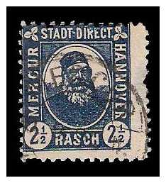 1.1892 Germany Private Mail Hannover Mi 10