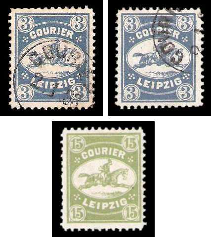 11.1892/1893 Germany Private Mail Leipzig Mi D 5/10 collection 01