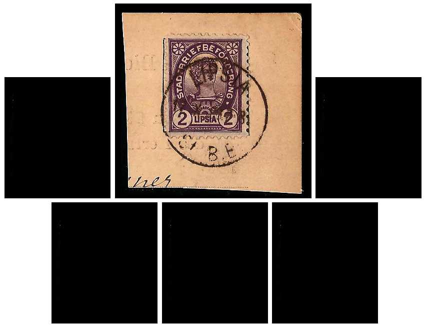 9./.10.1893 Germany Private Mail Leipzig Mi F 1/10