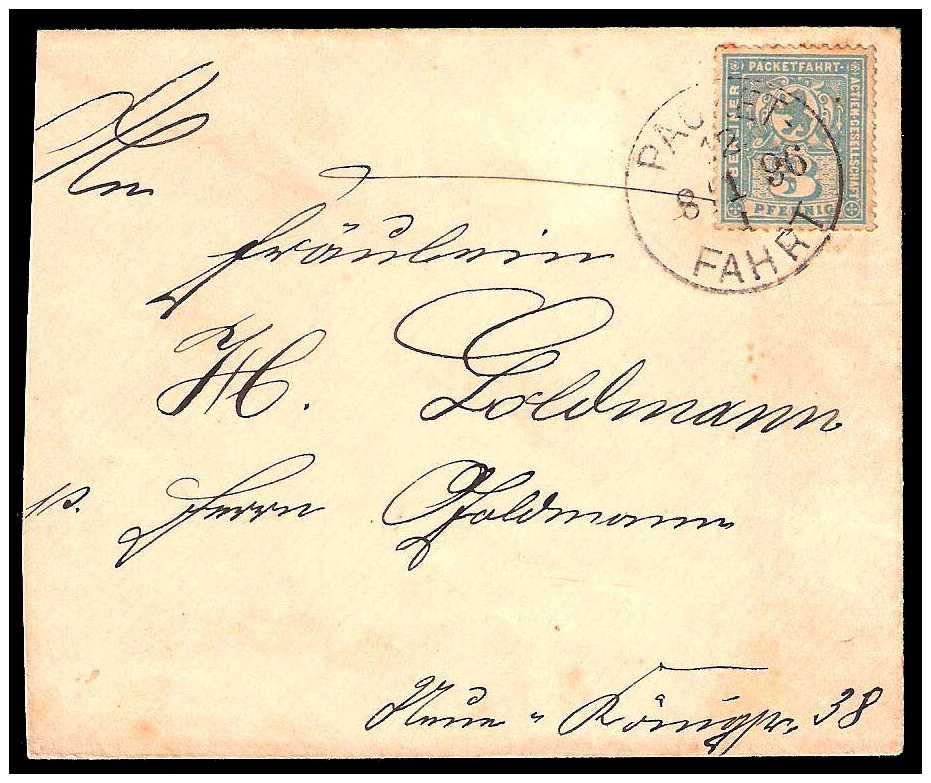 1894/1895 Germany Private Mail Berlin Mi B 53/59 collection 02