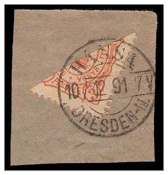 1894/1900 Germany Private Mail Dresden Mi C 108/109 collection 03