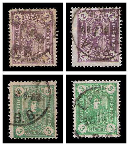 6.1894 Germany Private Mail Leipzig Mi F 12/16 collection 01