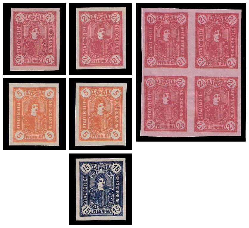 6.1894 Germany Private Mail Leipzig Mi F 12/16 collection 02