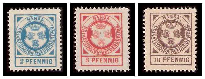 9.1894 Germany Private Mail Königsberg Mi 1/3