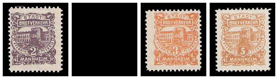 1895/1896 Germany Private Mail Mannheim Mi C 6/9